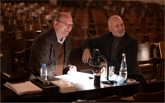 С.В. Женовач и А.Д. Боровский на репетиции