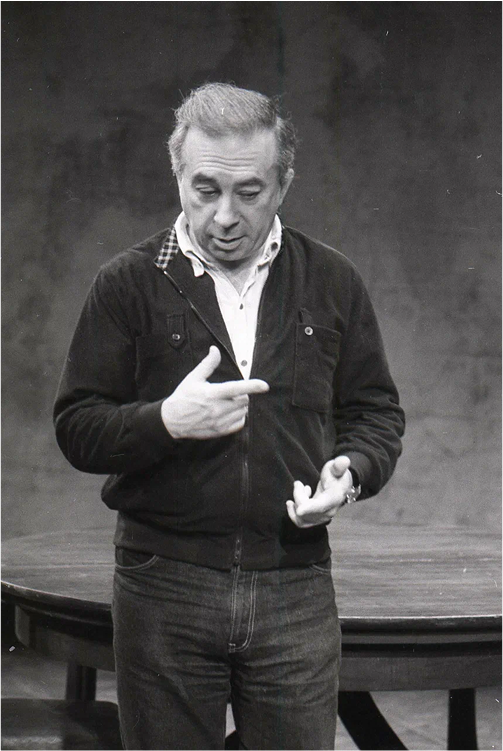 А.В. Эфрос на репетиции спектакля «Живой труп»